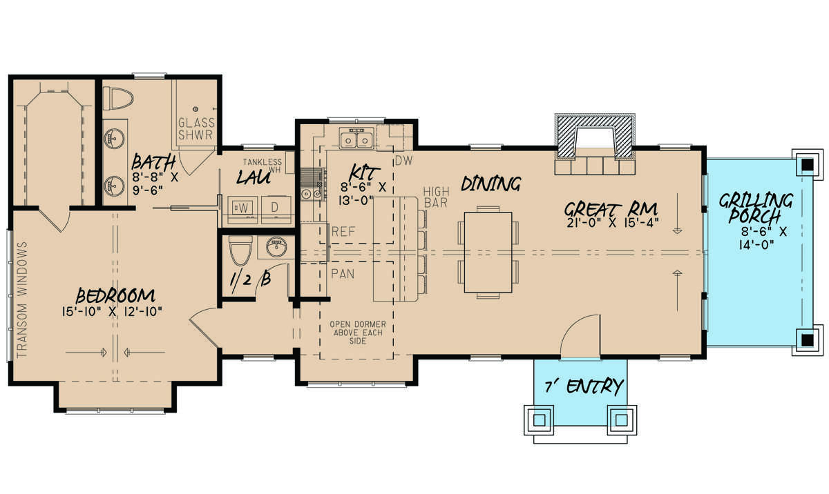 Main Floor for House Plan #8318-00220