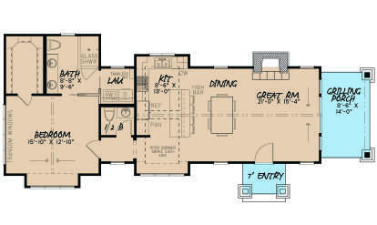 House Plan House Plan #26085 Drawing 1
