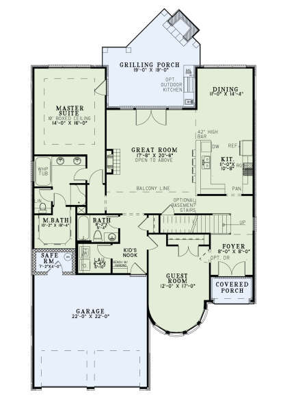 House Plan House Plan #26086 Drawing 1