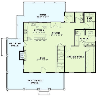 Main Floor for House Plan #110-01077