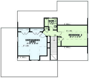 Second Floor for House Plan #110-01077
