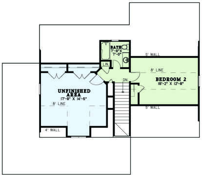 Second Floor for House Plan #110-01077
