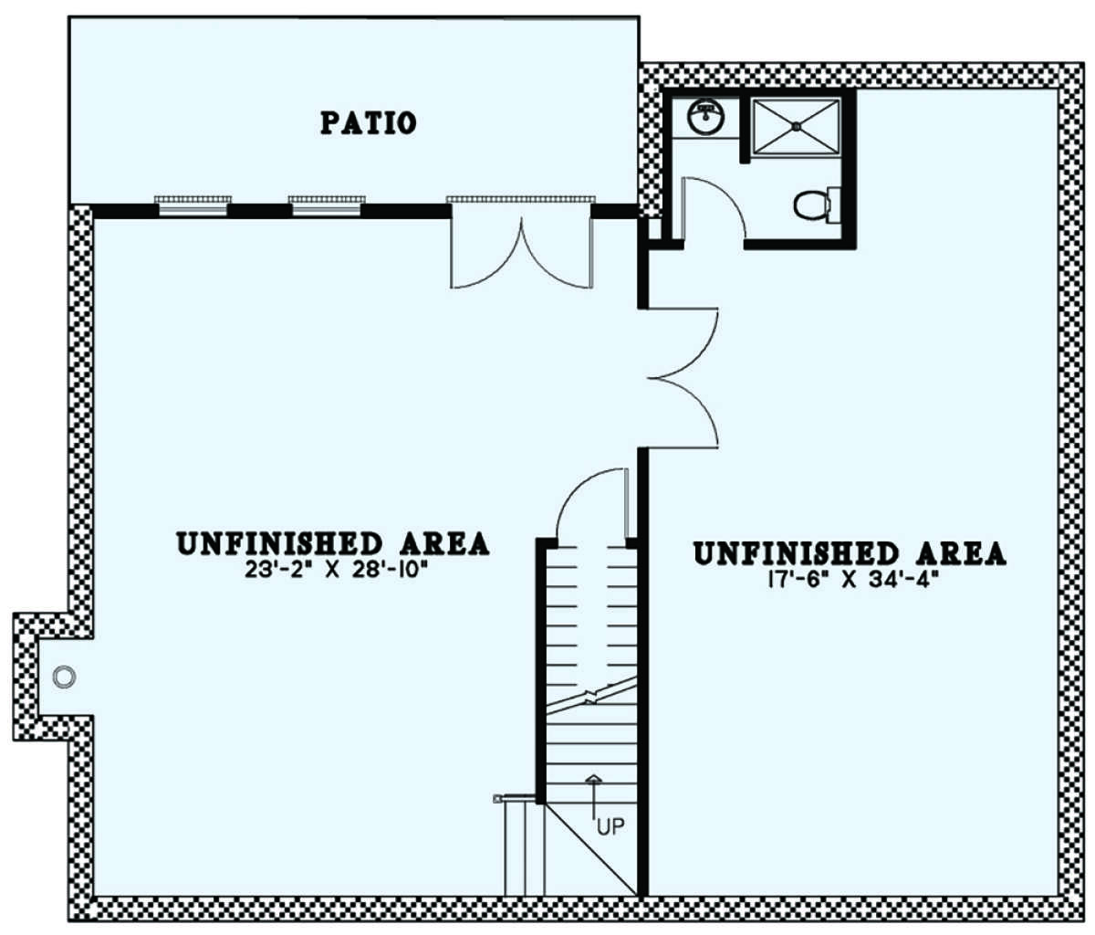 Basement for House Plan #110-01077