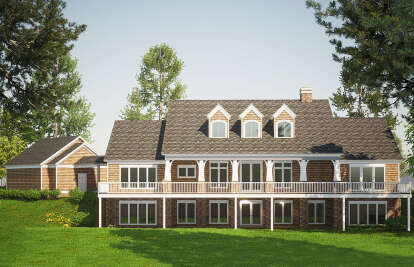 Craftsman House Plan #110-01078 Elevation Photo