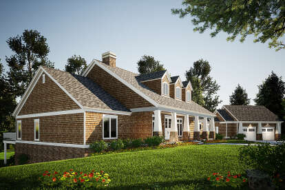 Craftsman House Plan #110-01078 Elevation Photo