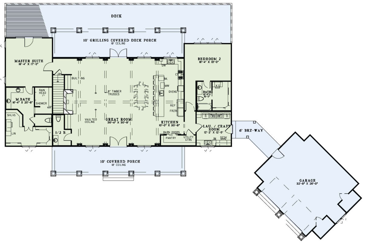 Main Floor for House Plan #110-01078