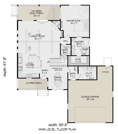 Main Floor for House Plan #940-00382