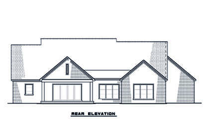 European House Plan #8318-00221 Elevation Photo