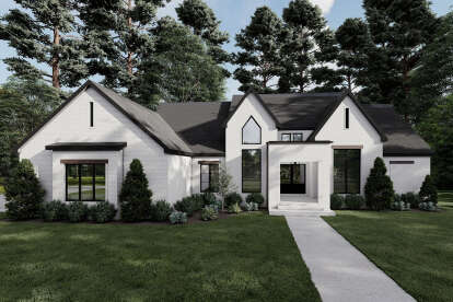 European House Plan #8318-00221 Elevation Photo