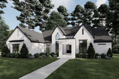 European House Plan #8318-00221 Elevation Photo