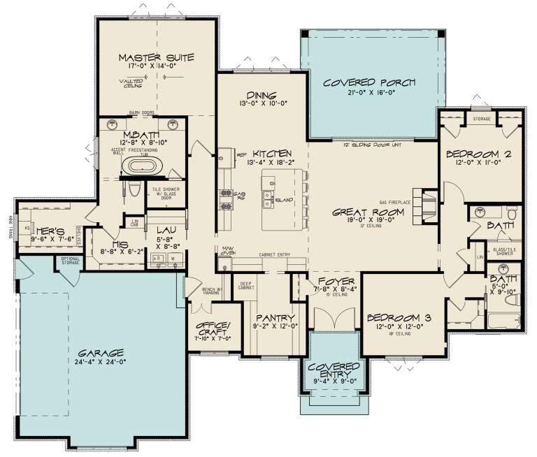 House Plan House Plan #26094 Drawing 1