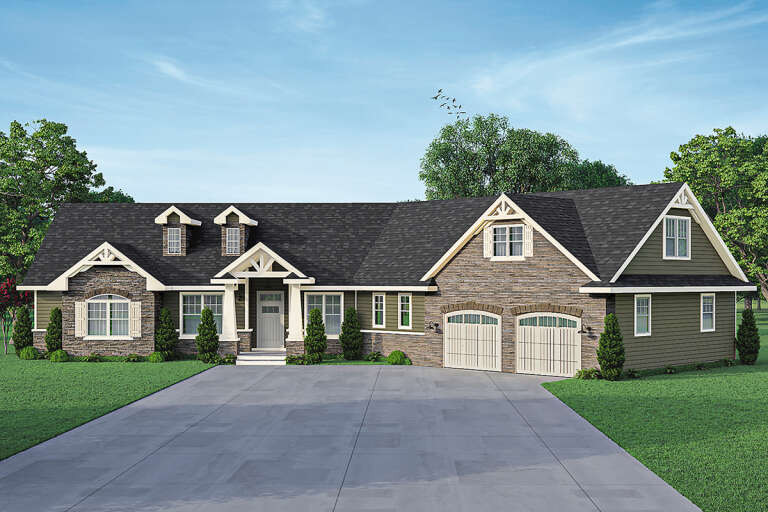 House Plan House Plan #26095 Front Elevation