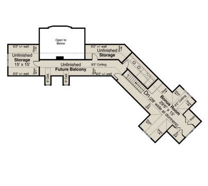Second Floor for House Plan #035-00949