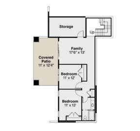 Basement for House Plan #035-00950