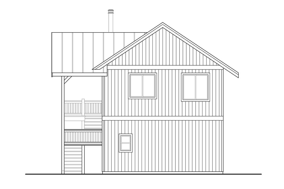 Craftsman House Plan #035-00951 Elevation Photo