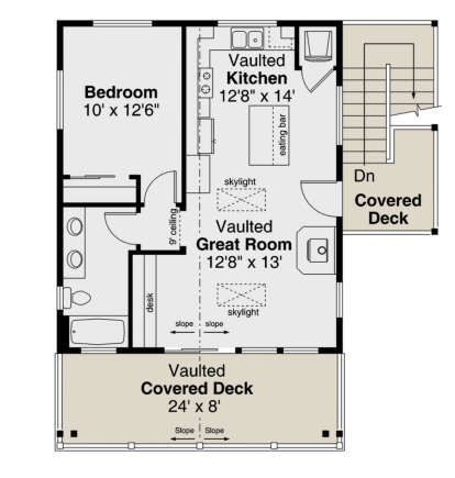 Second Floor for House Plan #035-00951