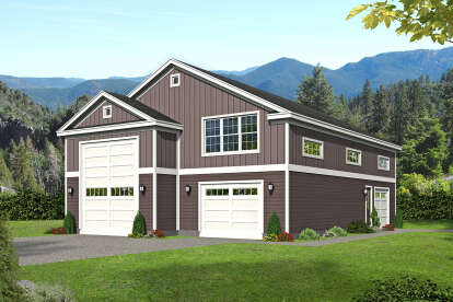 Farmhouse House Plan #940-00385 Elevation Photo