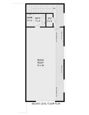 Second Floor for House Plan #940-00385