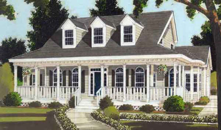 House Plan House Plan #261 Front Elevation