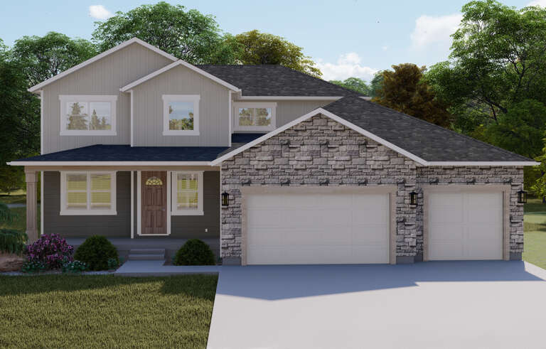 House Plan House Plan #26100 Front Elevation