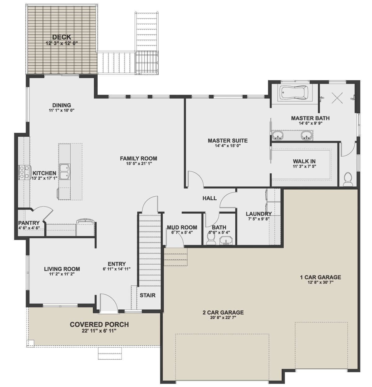 Main Floor for House Plan #2802-00084
