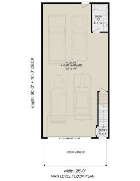 Garage Floor for House Plan #940-00386