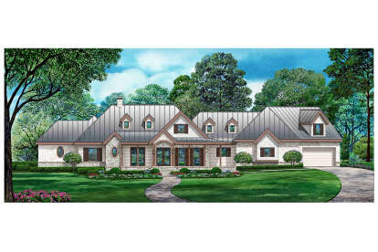 Traditional House Plan #5445-00479 Elevation Photo