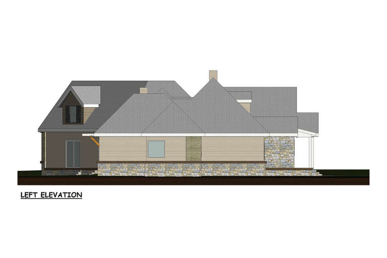 Traditional House Plan #5445-00479 Elevation Photo