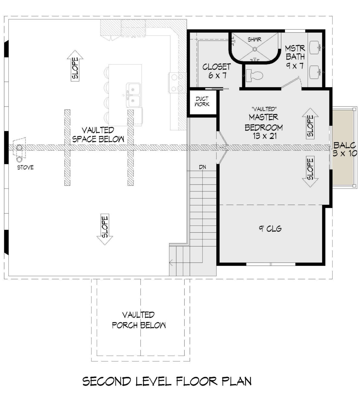 Second Floor for House Plan #940-00388