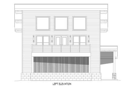 Modern House Plan #940-00389 Elevation Photo