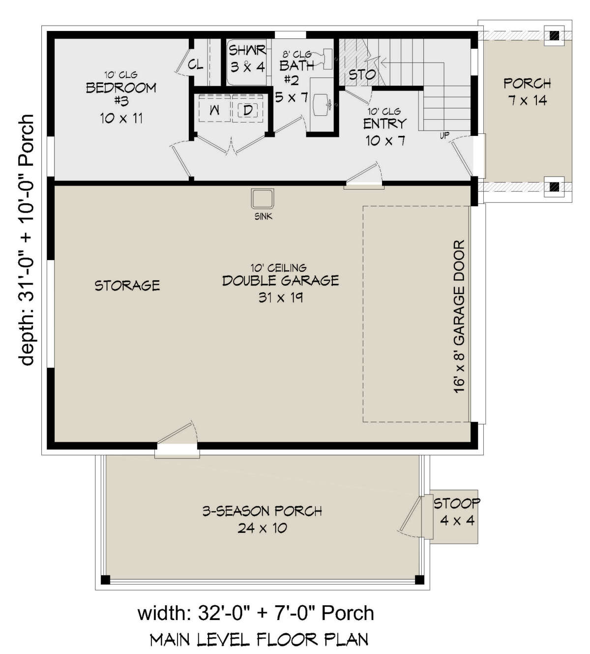 Modern Plan 1 559 Square Feet 3 Bedrooms 2 Bathrooms 940 003