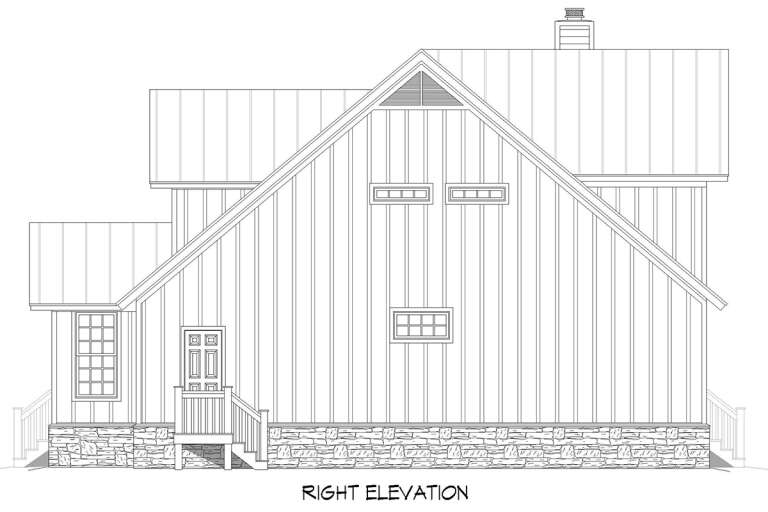 Country House Plan #940-00390 Elevation Photo