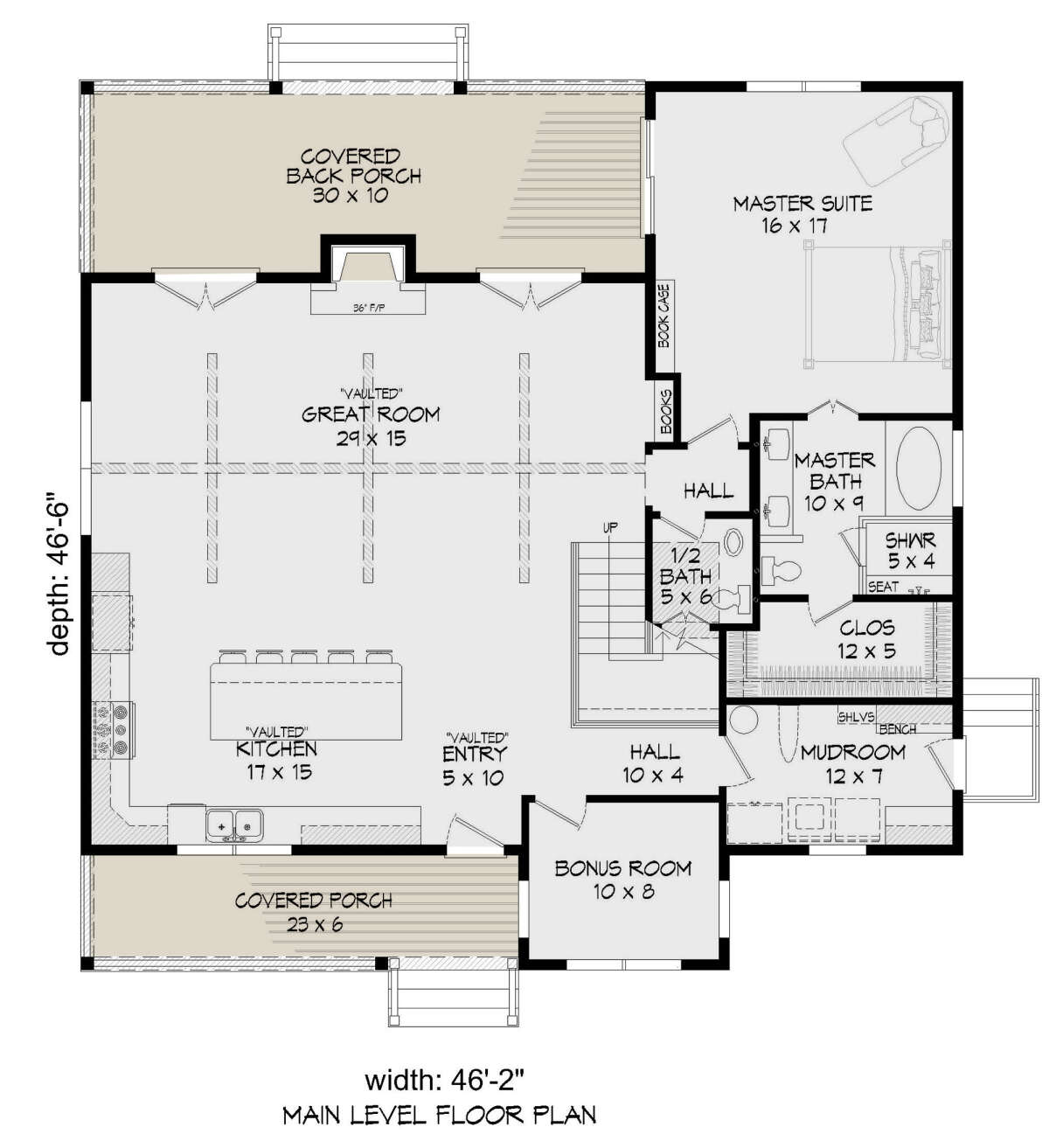 Main Floor for House Plan #940-00390