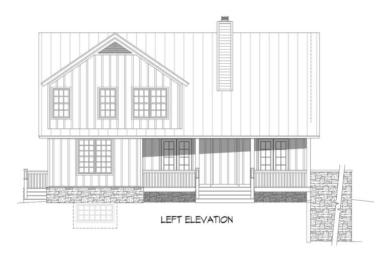 Country House Plan #940-00391 Elevation Photo