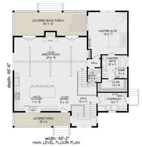 Main Floor for House Plan #940-00391
