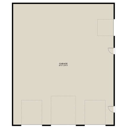 Garage Floor for House Plan #2802-00085