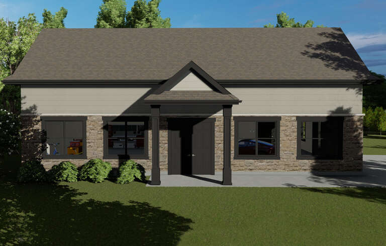 Craftsman House Plan #2802-00086 Elevation Photo