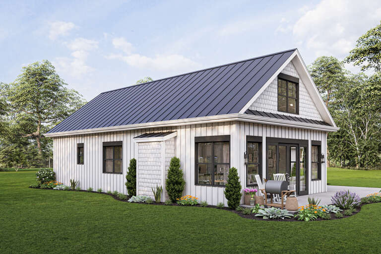 Modern Farmhouse House Plan #1462-00037 Elevation Photo