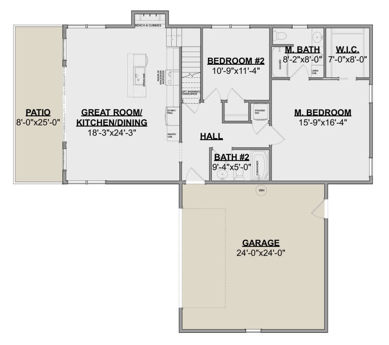 House Plan House Plan #26112 Drawing 1
