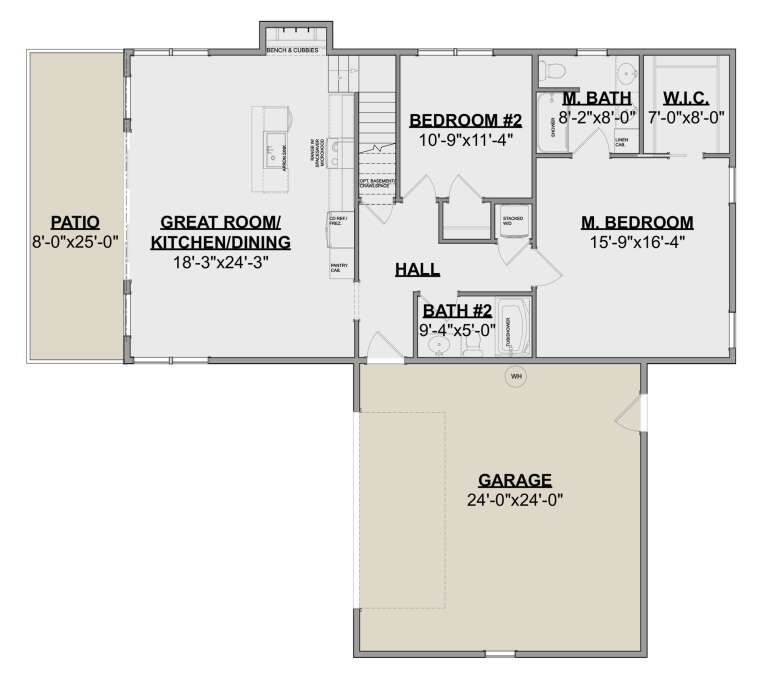 House Plan House Plan #26112 Drawing 1
