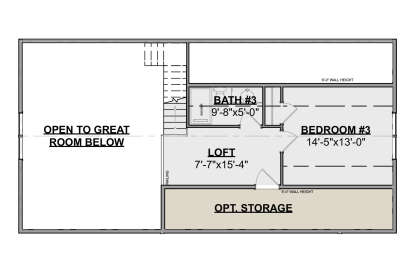 Second Floor for House Plan #1462-00037