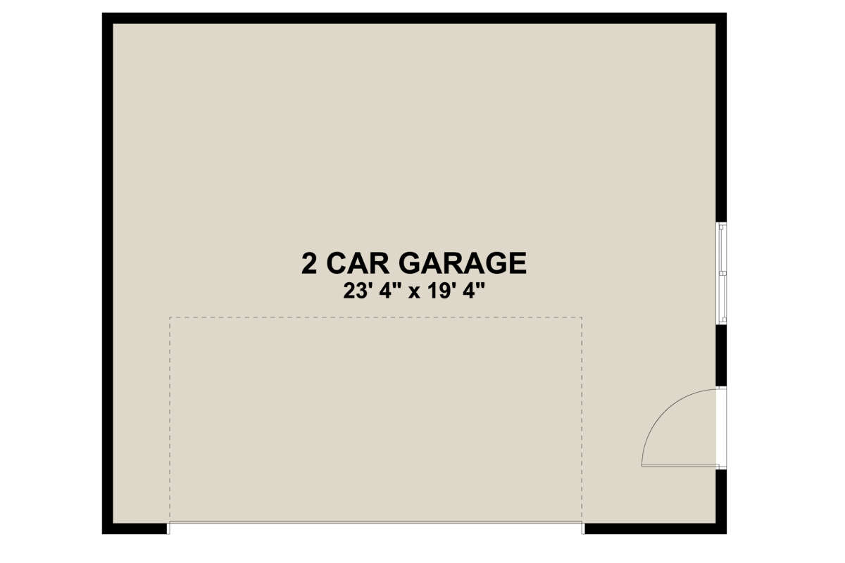 Garage Floor for House Plan #2802-00088