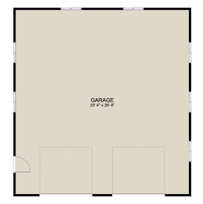 Garage Floor for House Plan #2802-00089