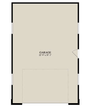 Garage Floor for House Plan #2802-00090