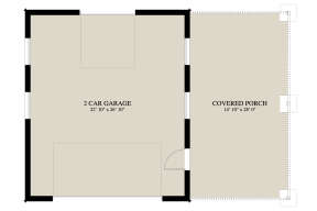 Garage Floor for House Plan #2802-00091