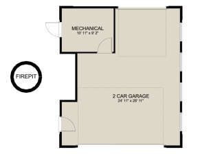 Garage Floor for House Plan #2802-00094