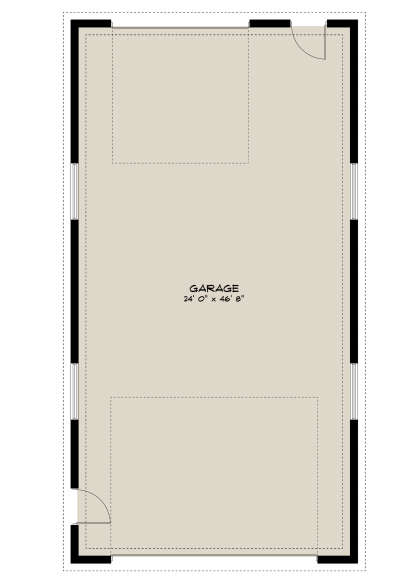 Garage Floor for House Plan #2802-00095