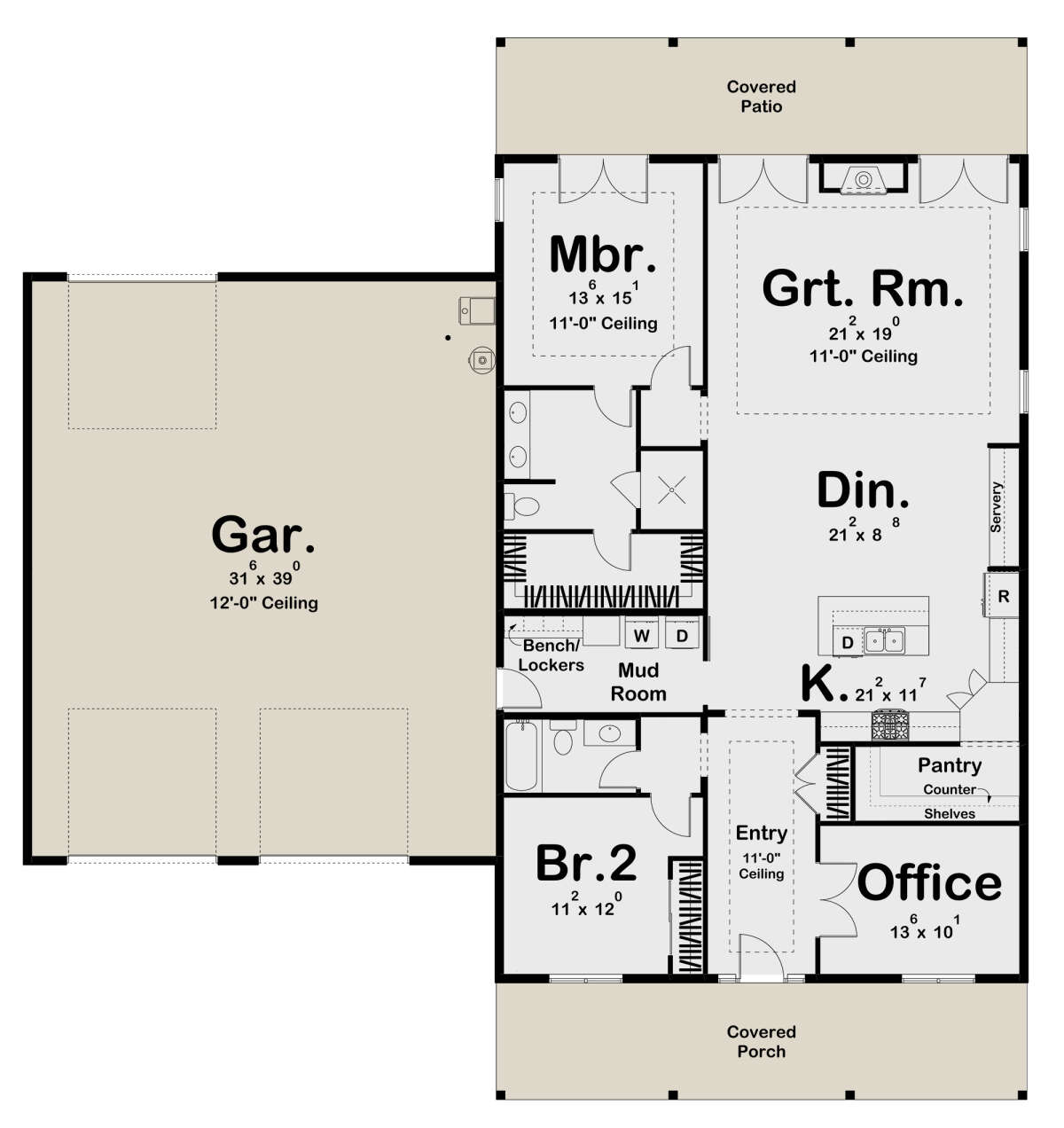Main Floor for House Plan #963-00614