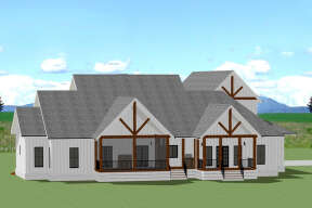 Modern Farmhouse House Plan #6849-00109 Elevation Photo