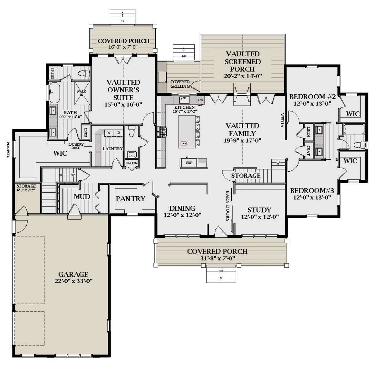 Main Floor for House Plan #6849-00109